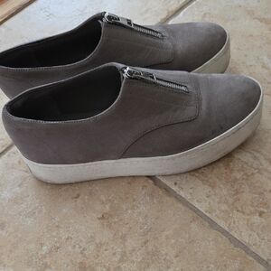 Vince Gray Platform Shoes